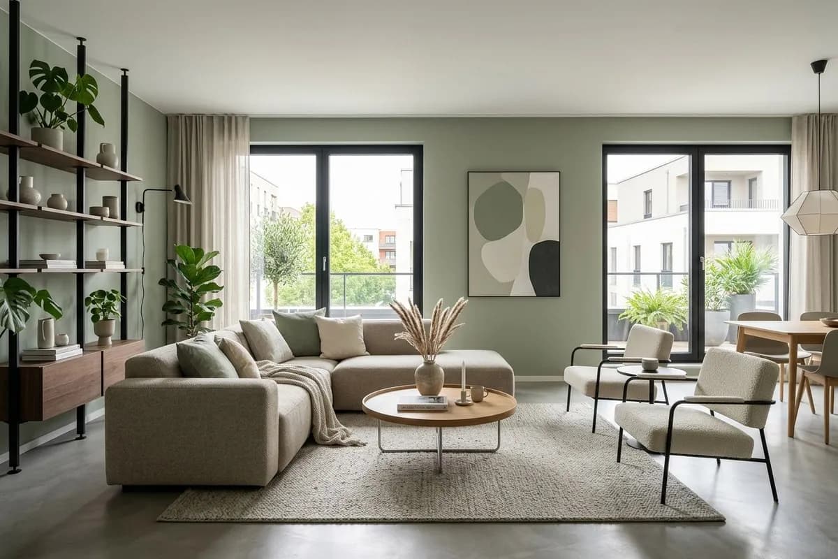 Wohnzimmer in Salbeigrün: 7 schöne Ideen – Titelbild