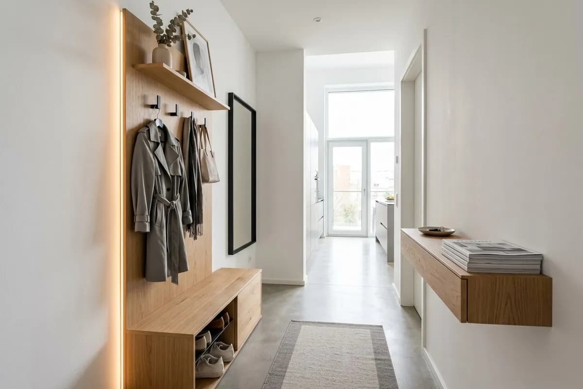 Garderobe im kleinen und schmalen Flur: 10 schöne Ideen – Titelbild