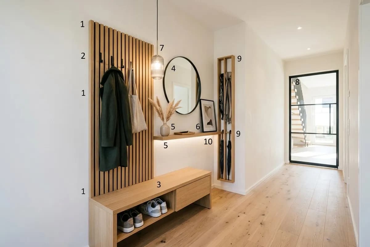 Garderobe im kleinen und schmalen Flur: 10 schöne Ideen – Titelbild